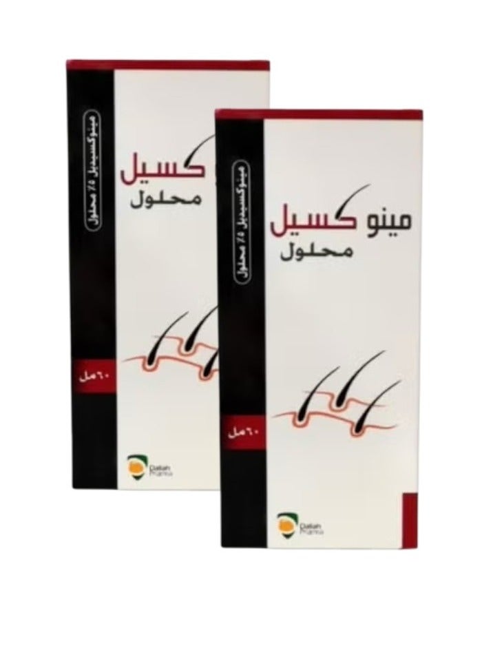 مينوكسيل مجموعة من قطعتين ٢*٦٠مل (مينوكسيل 5% سائل لتساقط الشعر) - Image 2